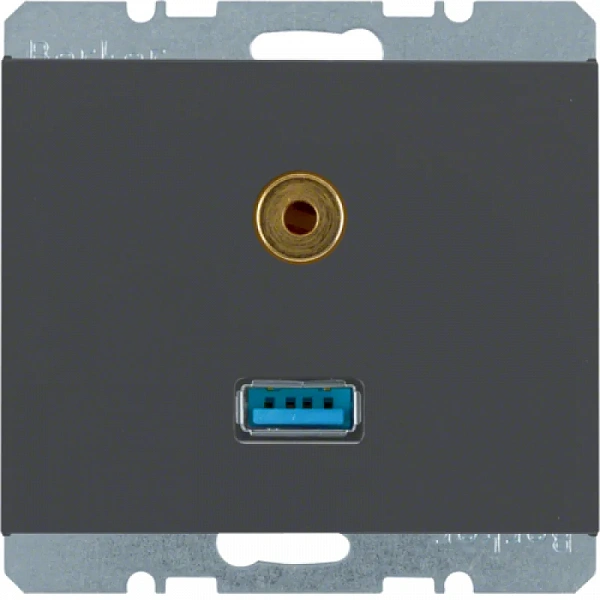 *По запросу* BMO USB/3.5mm AUDIO K.1 цвет: антрацитовый