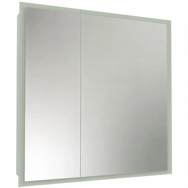 Зеркало-шкаф Reflection Cube LED 800х800, RF2213CB