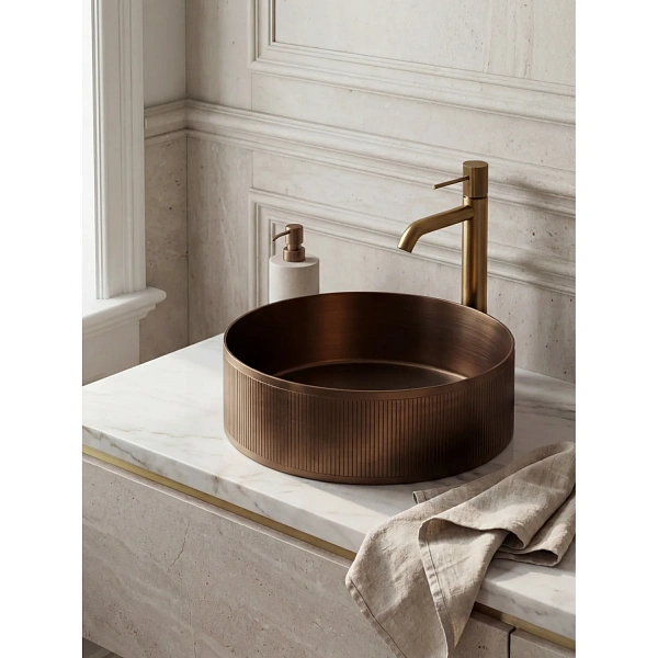 Раковина AltroBagno Costoso 001008 BrAn из нержавеющей стали