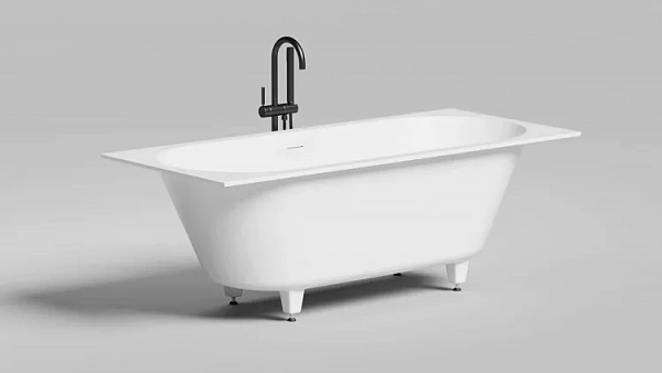 Salini ORNELLA AXIS KIT  Встраиваемая ванна 1700х750х600мм, прямоуг. ,мат-л: S-Stone, дон. кл. "Up&D