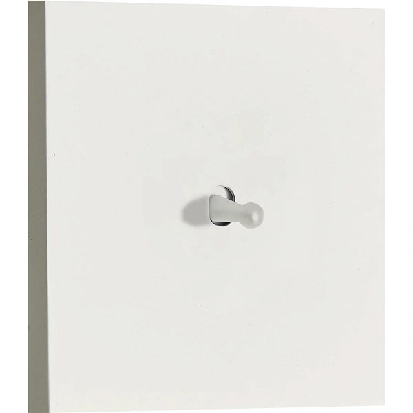 Donel N96 Переключатель на 1 тумблер, Каплевидный, 10AX 250V, Белый, серия DT