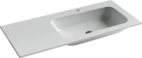 Мебельная раковина Ceramicanova Grace CN7015 100 накладная прямоугольная