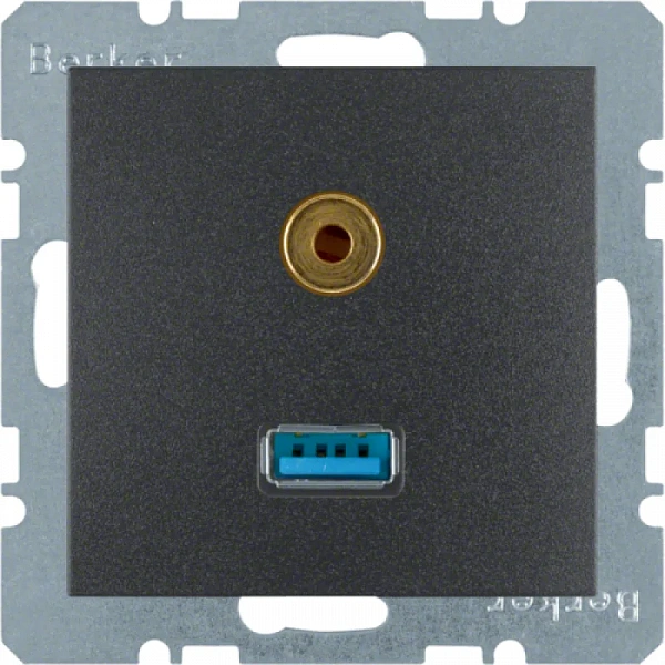*По запросу* BMO USB/3.5mm AUDIO B.x цвет: антрацитовый