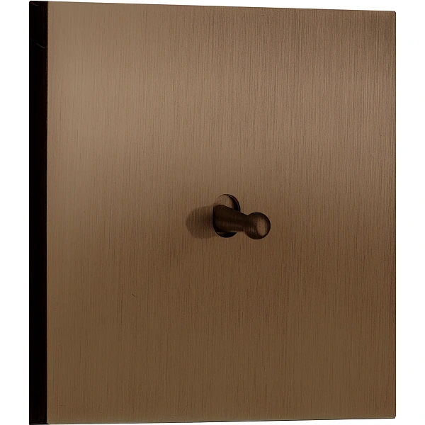 Donel N96 Переключатель на 1 тумблер, Каплевидный, 10AX 250V, Бронза, серия DT