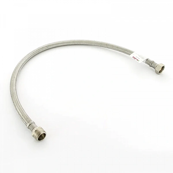 Гибкая подводка для воды НВ 3/4", 80 см, DN 13, оплётка из нерж. cтали Uni-Fitt