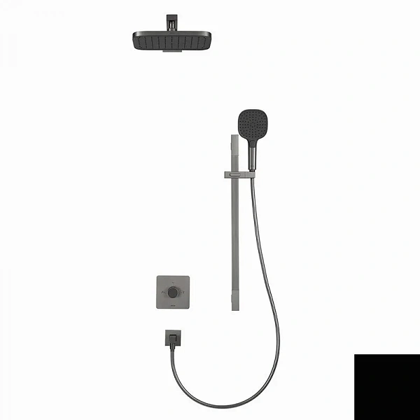 AG372002MB-1 Скрытая душевая система ARROW, черный