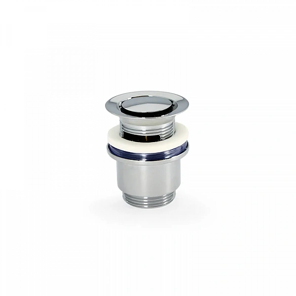 Uni-Flow Донный клапан 1 1/4" сlick-clack, прочистка сверху, с переливом, хром