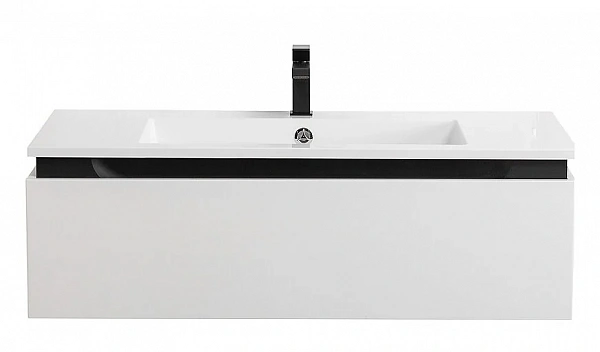 SLIDER База под раковину подвесная с 1 выкатным ящ, Bianco Opaco, 996x476x300, SLIDER-1000-1C-SO-BO