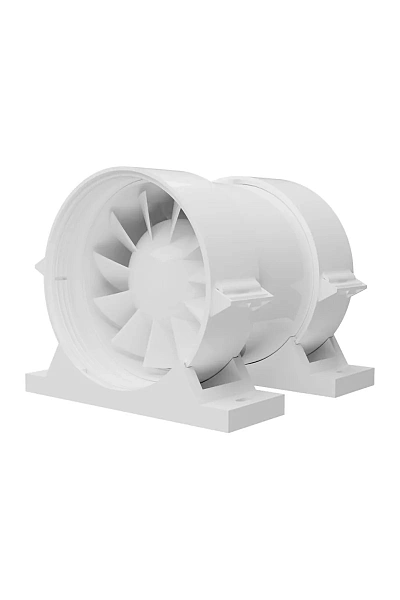 Канальный вентилятор осевой DiCiTi PRO 4 D100 с крепежным комплектом