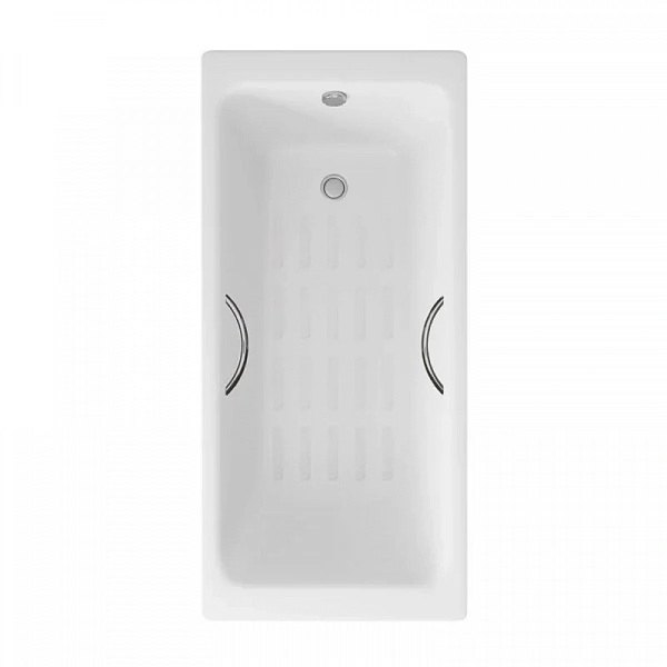 Ванна чугунная Delice Parallel 180х80 с антискользящим покрытием и ручками DLR220506R-AS