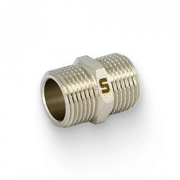 Ниппель 3/8", никелированный Uni-Fitt
