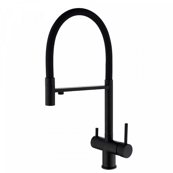 Смеситель для кухни  под фильтр  2061 black Kern