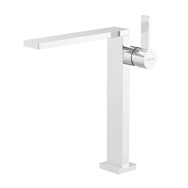 Смеситель для раковины высокий SANCOS Linn, хром, арт. SC9020CH