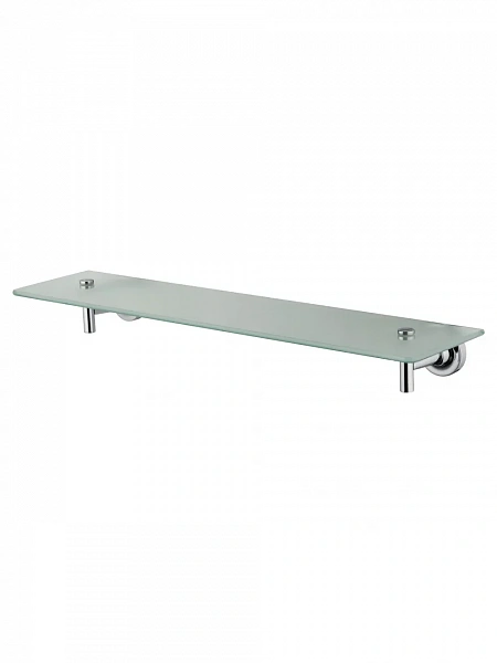 Стеклянная полка для ванной WONZON & WOGHAND SIMPLE, Хром (WW-6527), шт
