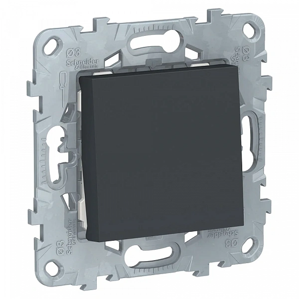 Schneider Electric Unica New Антрацит Переключатель 1-клавишный, сх. 6, 10 AX, 250В