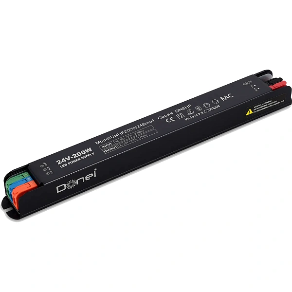 Donel Блок питания 200W, DC24V, 8.3А, IP20, 250x25,8x24мм, серия: DN8HF
