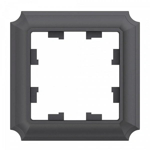 ATLASDESIGN ANTIQUE 1-постовая РАМКА, БАЗАЛЬТ