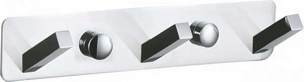 Вешалка с 3 крючками для ванной WONZON & WOGHAND, Хром (WW-9385-3), шт