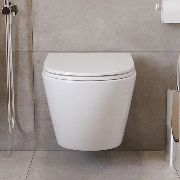 Комплект 3 в 1 Унитаз подвесной с сиденьем BelBagno UNO  BB3105CHR/SC + Система инсталляции для унит