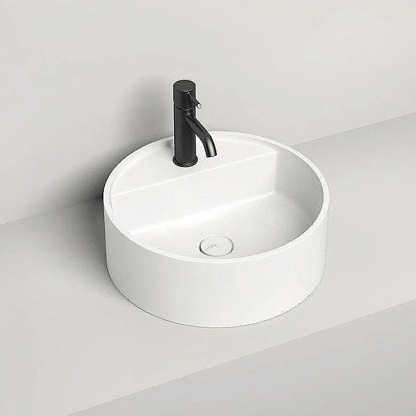 Salini ARMONIA TOP 02 Раковина на столешницу 450х450х116мм, с 1 отв.под смеситель, донный клапан D50