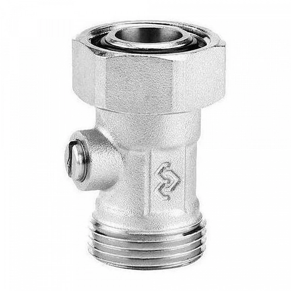 Узел нижнего подключения Varmega, 3/4"EKх3/4"EK НР-ВР, прямой, одинарный, для двухтрубных систем