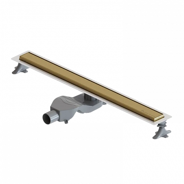 Boheme Душевой лоток Premium Linear 80см, нерж.сталь МАТ ЗОЛОТО