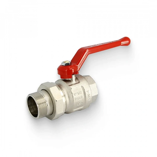 Кран шаровой НВ 1 1/2" с разъемным соединением, полнопроходной, ручка ETALON Uni-Fitt