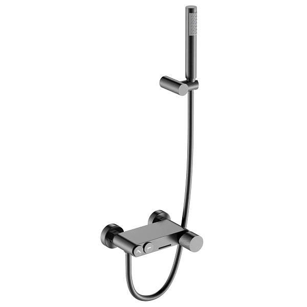 Boheme Смеситель STICK для ванны Gun Metall c ручкой TOUCH