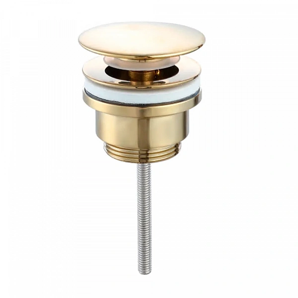 Донный клапан для раковины универсальный Kern A-2091-BRUSH GOLD