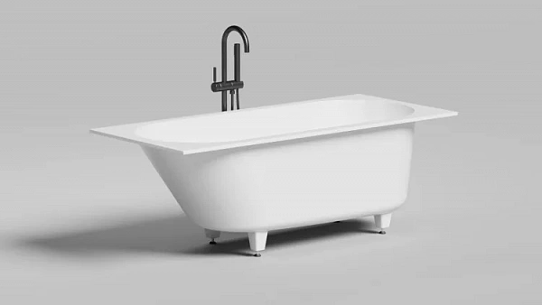 Salini ORNELLA KIT Встраиваемая ванна 1600х700х540мм, овальная чаша, донный клапан, сифон,  интегрир