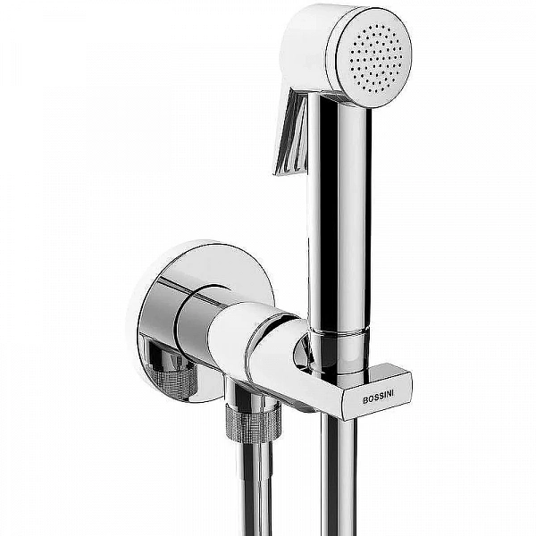 Гигиенический комплект: смеситель, лейка, шланг 1250мм Bossini Paloma Flat E37015B.030 Хром