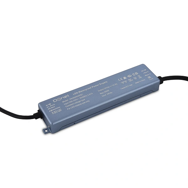 Donel Блок питания 350W, DC24V, 14.6А, IP67, 212,5x50x23мм, серия: DN8HF