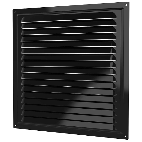 ERA Решетка вентиляционная МЭ сетка 300х300 окраш.сталь Black