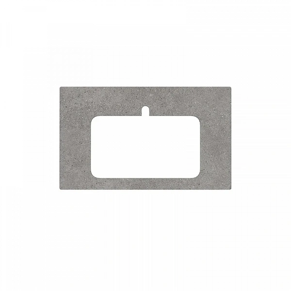Kerama Marazzi PL2.DL500900R/80 Спец. изделие для раковин, встраиваемых сверху, 80 см Фондамента сер