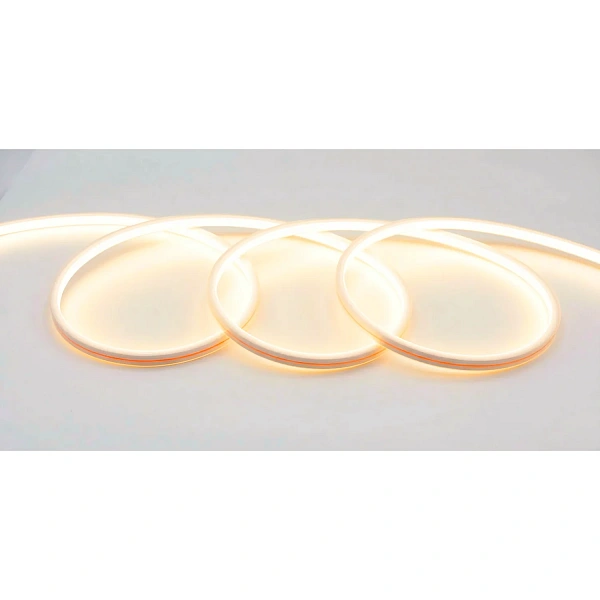 Donel, Светодиодная лента, тепло-белая, 320д/м, 3000K, 10W/m, 620Lm/m, DC24V, IP68, CRI>90, Уп. 5м.,