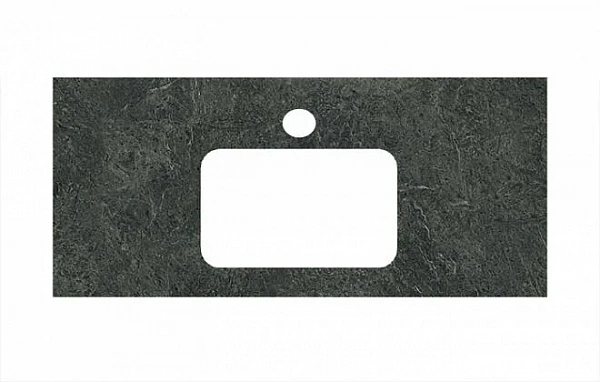 Kerama Marazzi PL2.VT97/100 Спец. изделие для раковин, встраиваемых сверху, 100 см Риальто зеленый т