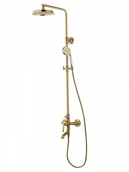 Душевая система WONZON & WOGHAND STEAM, Брашированное золото (WW-88739008-BG), шт