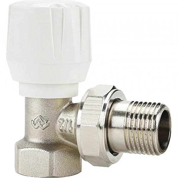 Ручной радиаторный клапан Varmega VM10001, 1/2", угловой