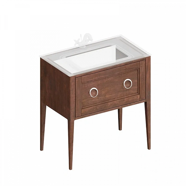 Kerama Marazzi PL.CN.80.1/NUT.M Тумба PLAZA Classic NEO напольная с ящиком 80, орех матовый