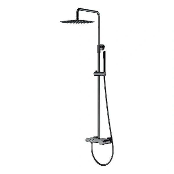 Boheme Стойка для душа STICK Shine Gun Metal DIAMOND