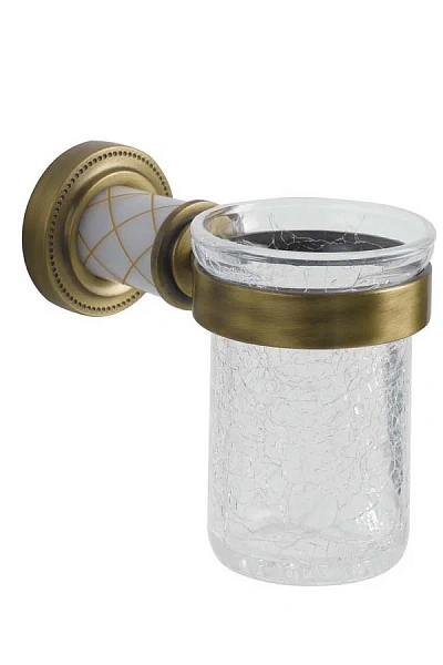 Boheme Стакан для зубных щеток MURANO BRONZE (белое)_Комплект