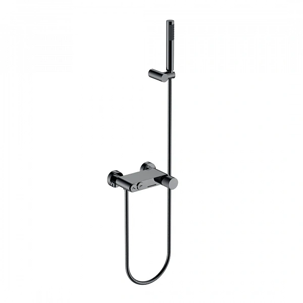 Boheme Смеситель STICK для ванны SHINE GUN METAL SPIRALE