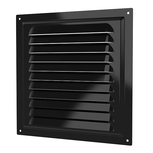 ERA Решетка вентиляционная МЭ сетка 200х200 окраш.сталь Black