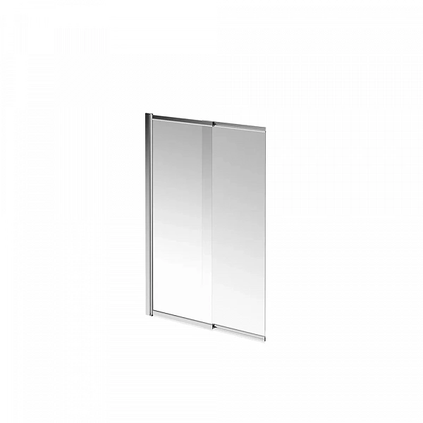 Kerama Marazzi VE.100.BSD.CR Шторка на ванну VETRO, раздвижная, 100х150, хром
