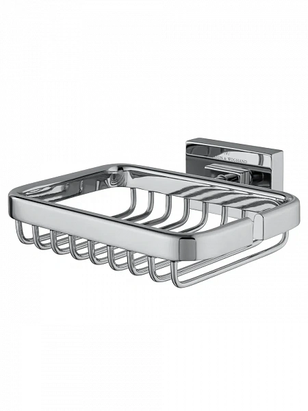 Мыльница с держателем WONZON & WOGHAND FLAT, Хром (WW-9724), шт
