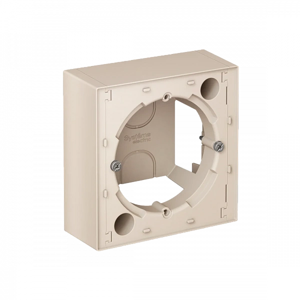 ATLASDESIGN КОРОБКА для наружного монтажа, БЕЖЕВЫЙ