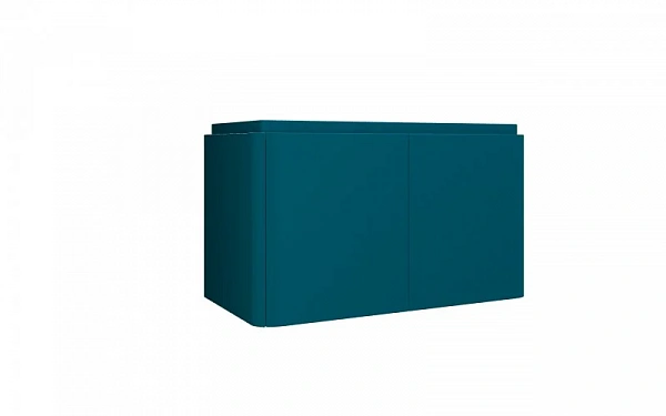 STYLUS Тумба под раковину подвесная, с четырьмя выдвижными ящиками 55228 Blu Petrolio, 94x48x55