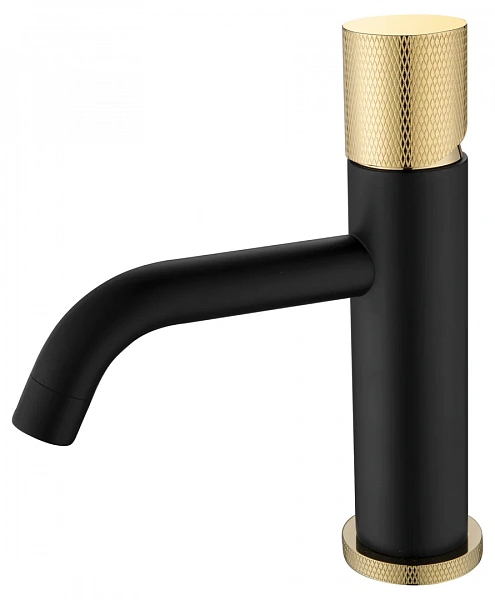 Boheme Смеситель STICK для умыв. низ. BLACK TOUCH GOLD_Комплект