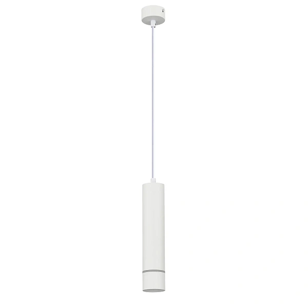 Donel, св-к подвесной, цвет БЕЛЫЙ, D60xH300мм, под лампу GU10, IP20, серия: DN15