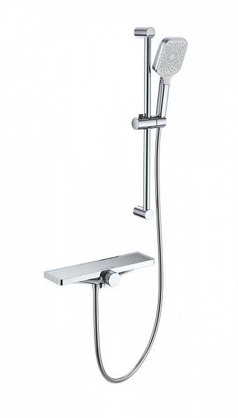 Смеситель для ванны с душем и термостатом WONZON & WOGHAND Onix, Хром (WW-B2551-A-CR), шт